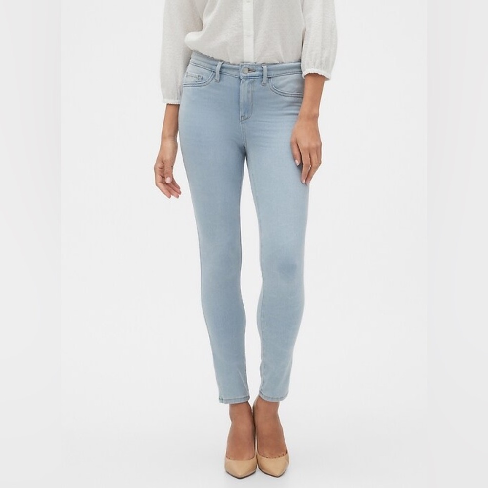 Banana Republic Light Wash Super Stretch Skinny Jeans Y2K Girl Petite 24/00